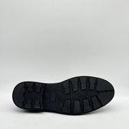 Dark Brown Cap-Toe Derby with Patent Toe