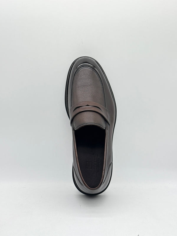 Dark Brown Chunky Penny Loafer