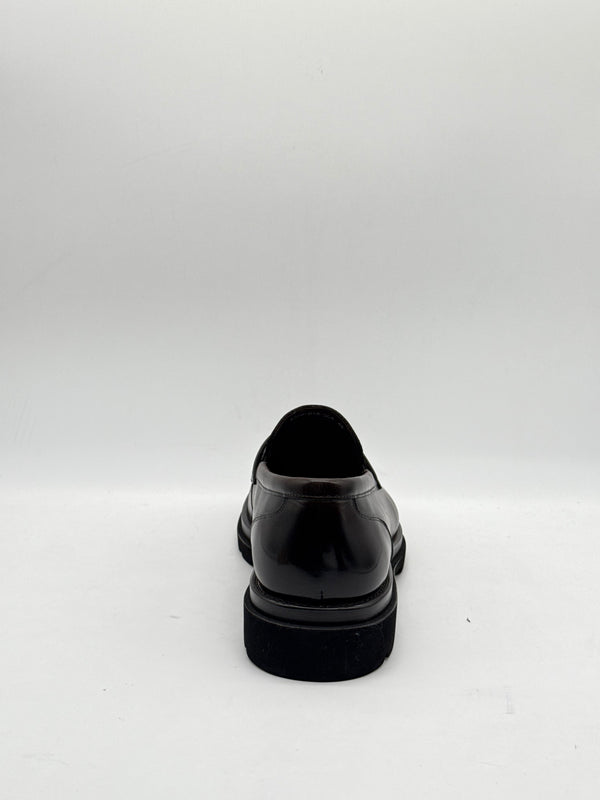 Dark Brown Chunky Penny Loafer