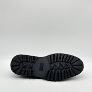 Dark Brown Leather Penny Loafer with Lug Sole