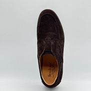 Dark Brown Suede Slip-On