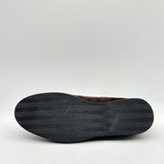 Dark Brown Suede Slip-On