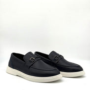 Horsebit Platform Loafer - Black
