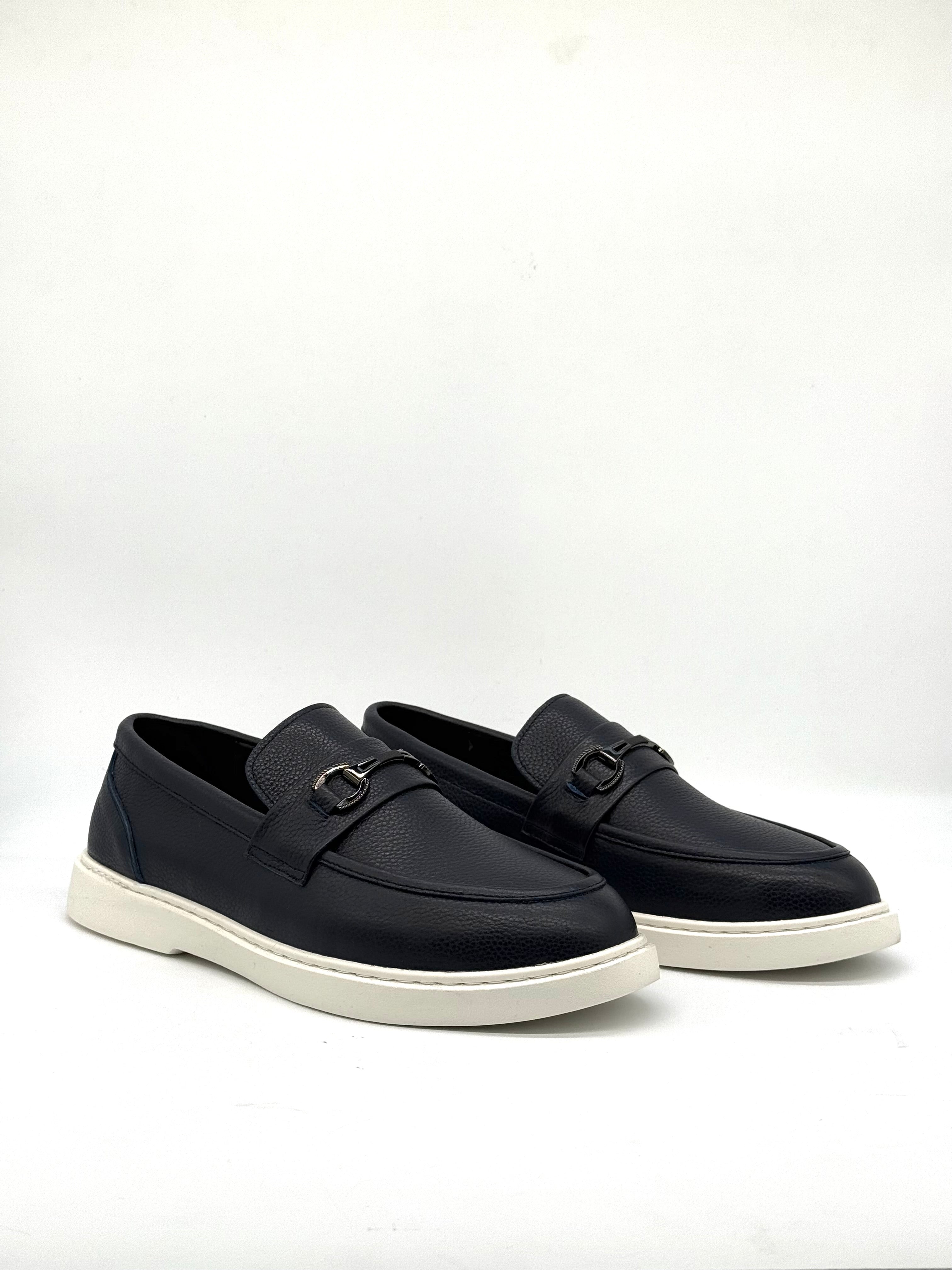 Horsebit Platform Loafer - Black