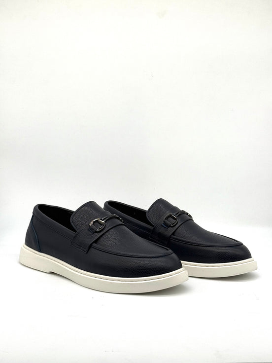 Horsebit Platform Loafer - Black