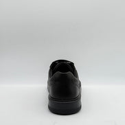 Leather & Mesh Panel Court Sneaker