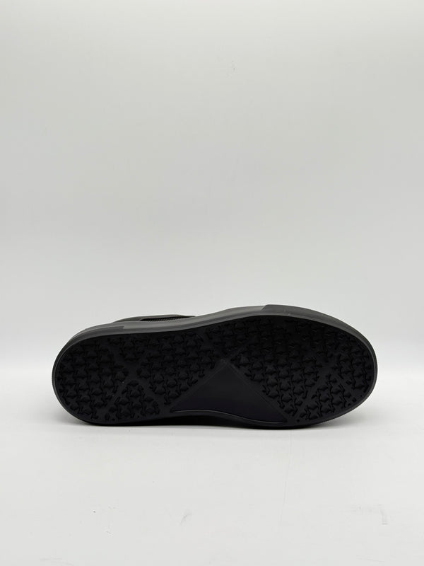 Leather & Mesh Panel Court Sneaker