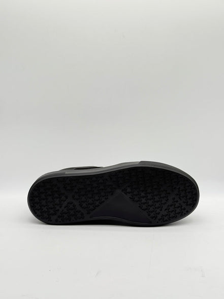 Leather & Mesh Panel Court Sneaker
