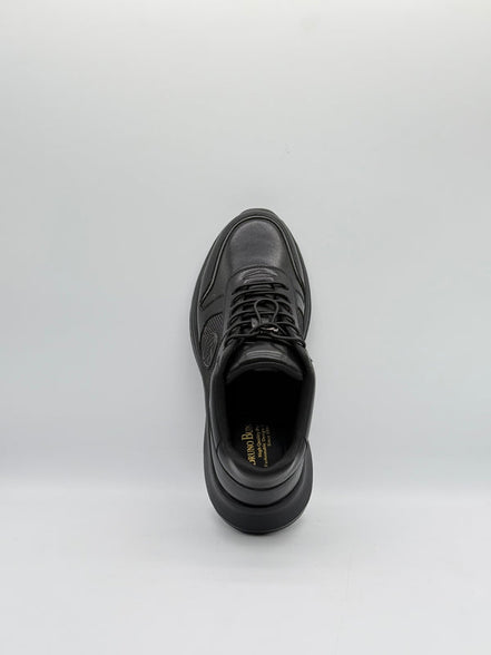 Leather & Mesh Panel Sneaker