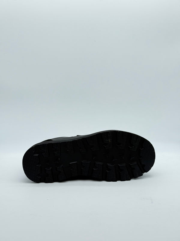 Leather & Suede Velcro Casual Shoe