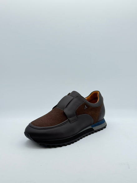 Leather & Suede Velcro Runner