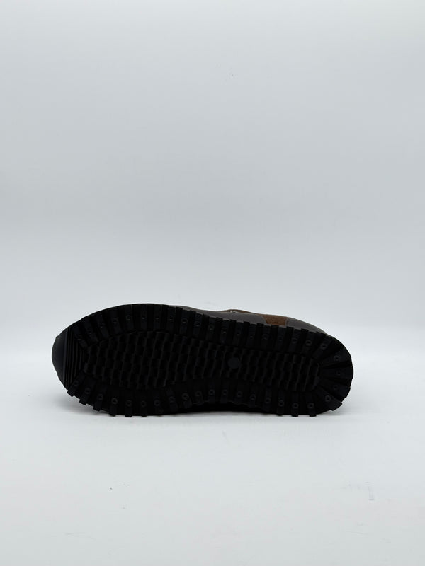 Leather & Suede Velcro Runner