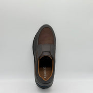 Leather & Wool Blend Velcro Slip-On