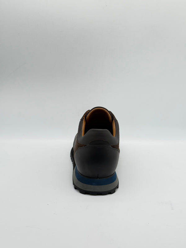 Leather & Wool Blend Velcro Slip-On