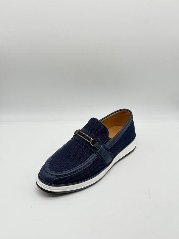 Mesh & Leather Bit Loafer