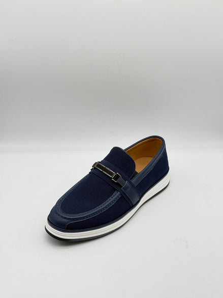 Mesh & Leather Bit Loafer
