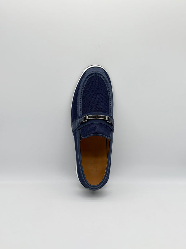 Mesh & Leather Bit Loafer