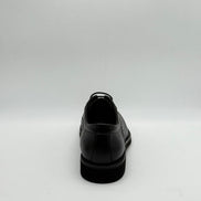 Pebbled Leather Apron-Toe Derby