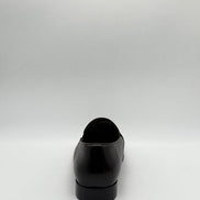 Pebbled Leather Brogue Wingtip Loafer