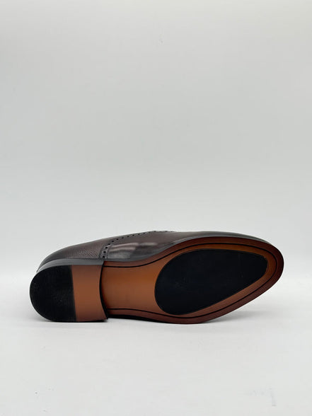 Cowskin Leather Wingtip Brogue Oxford