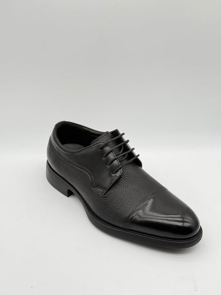 Pebbled Leather Cap-Toe Derby