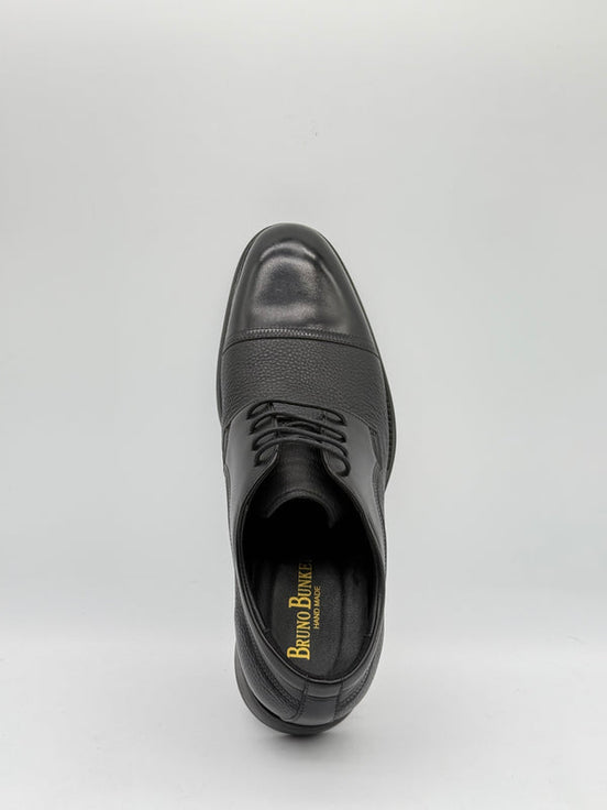 Cross-Grain Leather Cap-Toe Derby