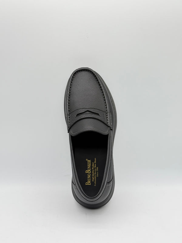 Pebbled Leather Comfort Penny Loafer