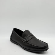 Pebbled Leather Driving Loafer