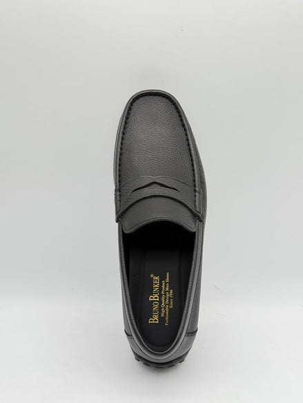 Pebbled Leather Driving Loafer
