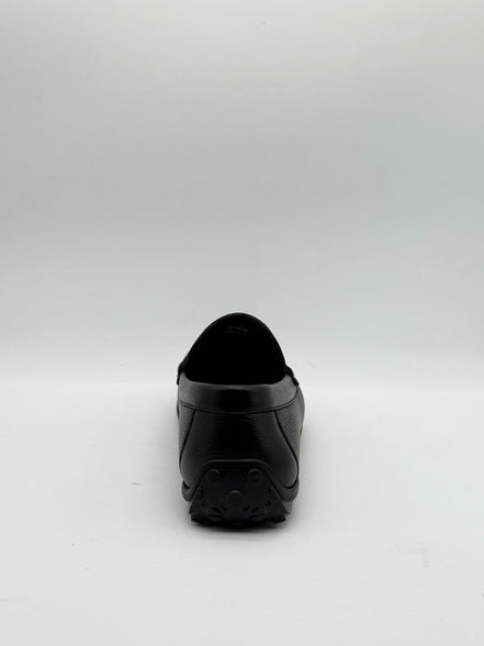 Pebbled Leather Driving Loafer