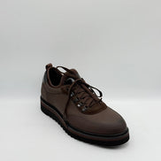 Pebbled Leather Hiking-Style Sneaker