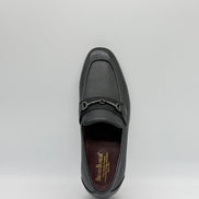 Pebbled Leather Horsebit Loafer