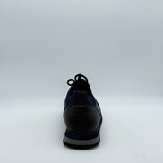 Pebbled Leather Logo Runner