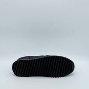 Pebbled Leather Logo Runner