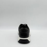 Pebbled Leather Logo Runner Sneaker