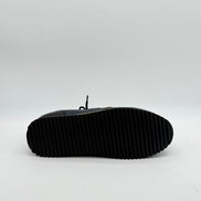 Pebbled Leather Logo Sneaker