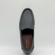 Pebbled Leather Moc-Toe Slip-On
