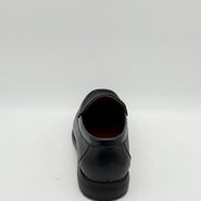 Pebbled Leather Moc-Toe Slip-On