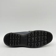 Pebbled Leather Moc-Toe Slip-On