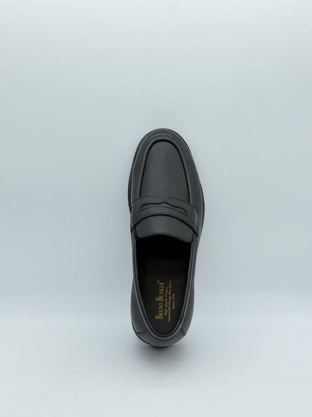 Black Two-Tone Penny Loafer