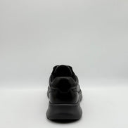 Burnished Leather Lug-Sole Sneaker