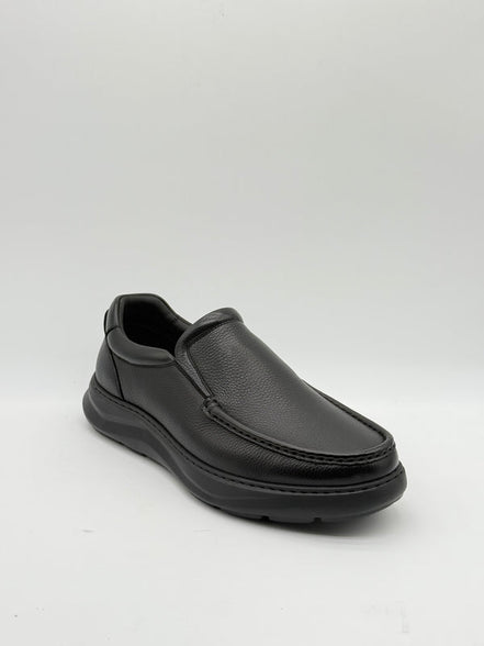 Pebbled Leather Slip-On Comfort Shoe