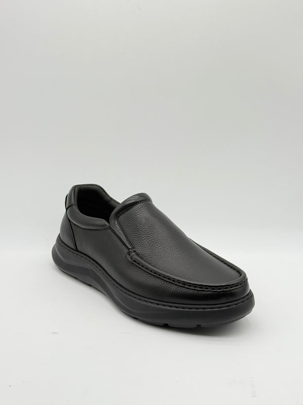 Pebbled Leather Slip-On Comfort Shoe