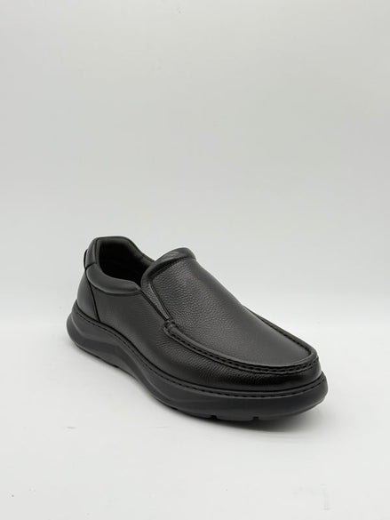 Pebbled Leather Slip-On Comfort Shoe