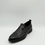 Pebbled Leather Slip-On Dress Shoe