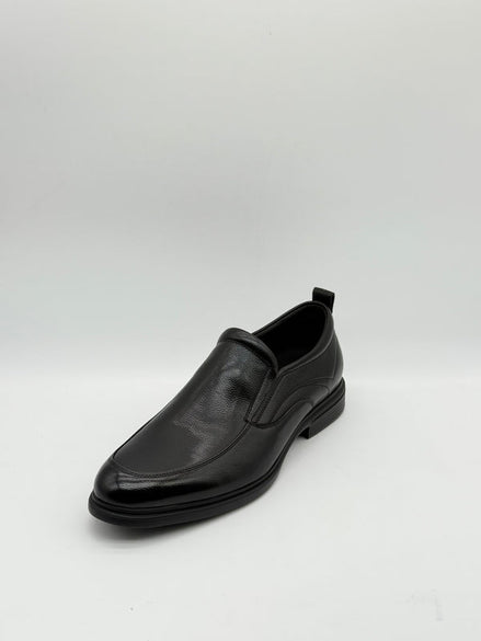 Pebbled Leather Slip-On Dress Shoe