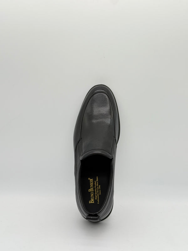 Pebbled Leather Slip-On Dress Shoe