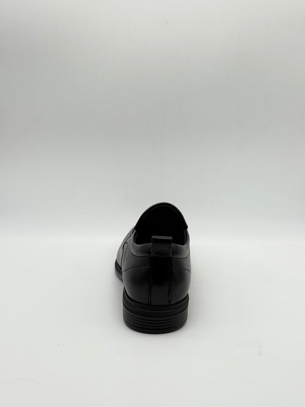 Pebbled Leather Slip-On Dress Shoe