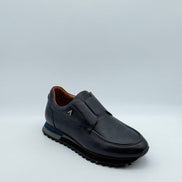 Pebbled Leather Slip-On Sneaker