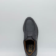 Pebbled Leather Slip-On Sneaker